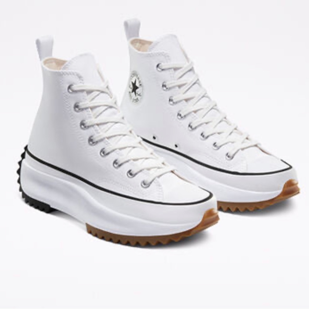 Converse White High-Top Sneakers